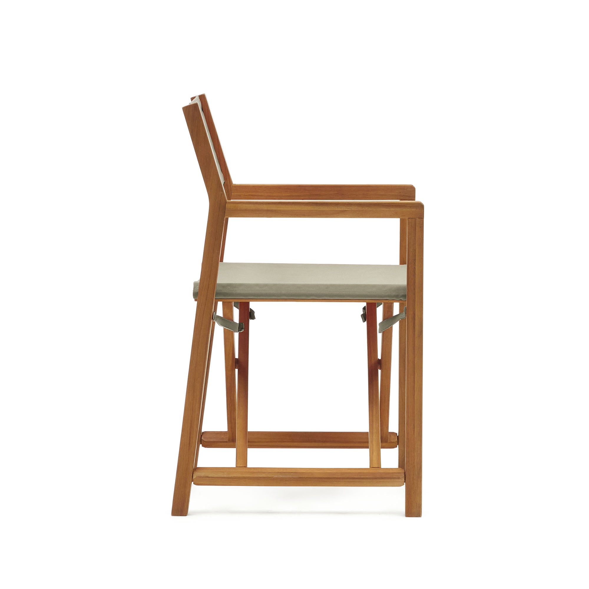 Thianna folding outdoor chair in green with solid acacia wood FSC 100%