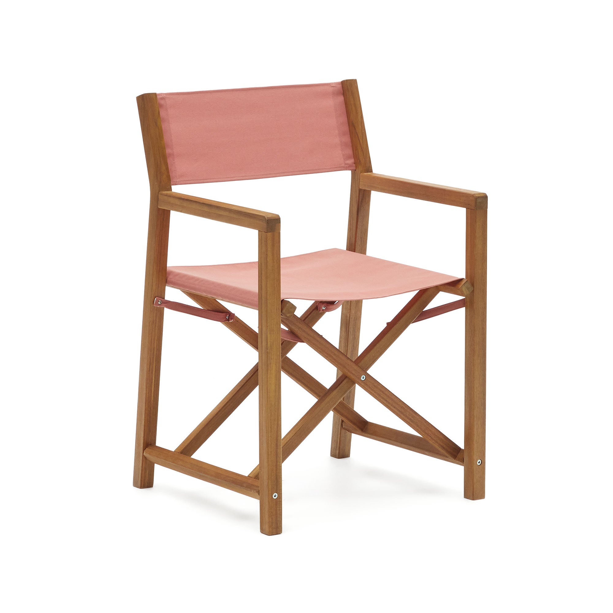 Thianna folding outdoor chair in terracotta with solid acacia wood FSC 100%