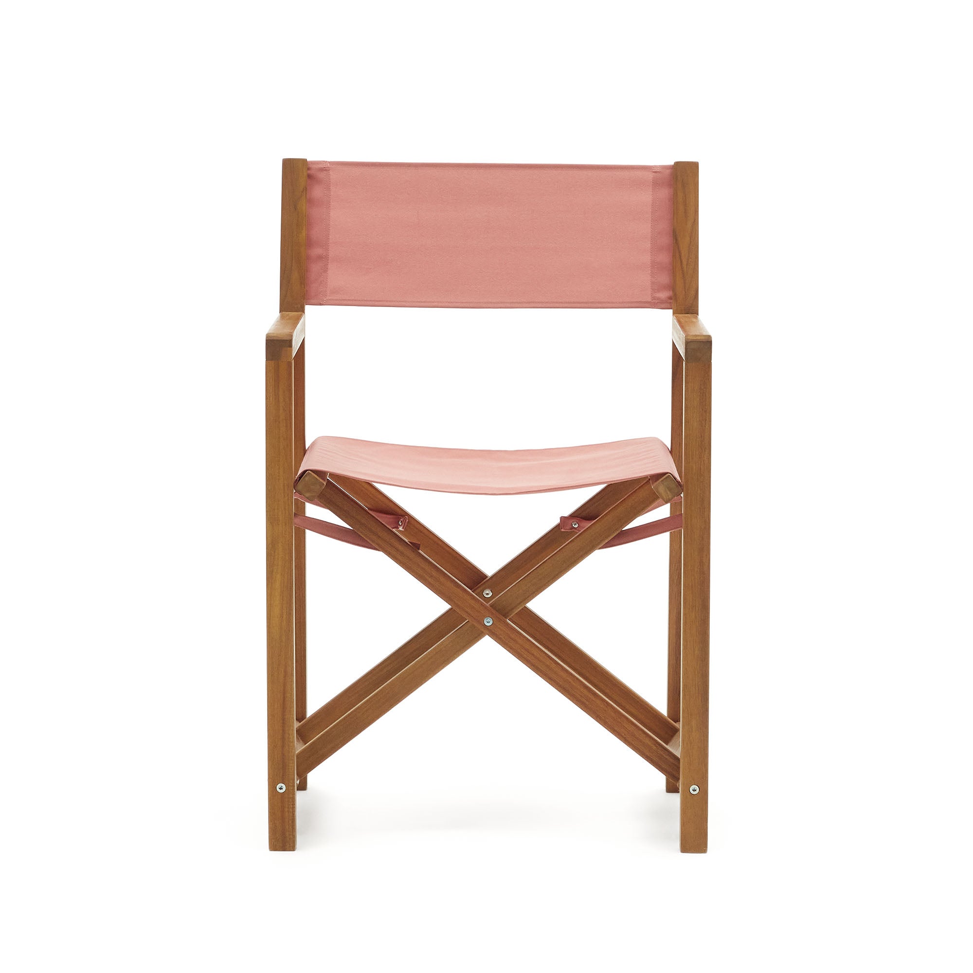 Thianna folding outdoor chair in terracotta with solid acacia wood FSC 100%