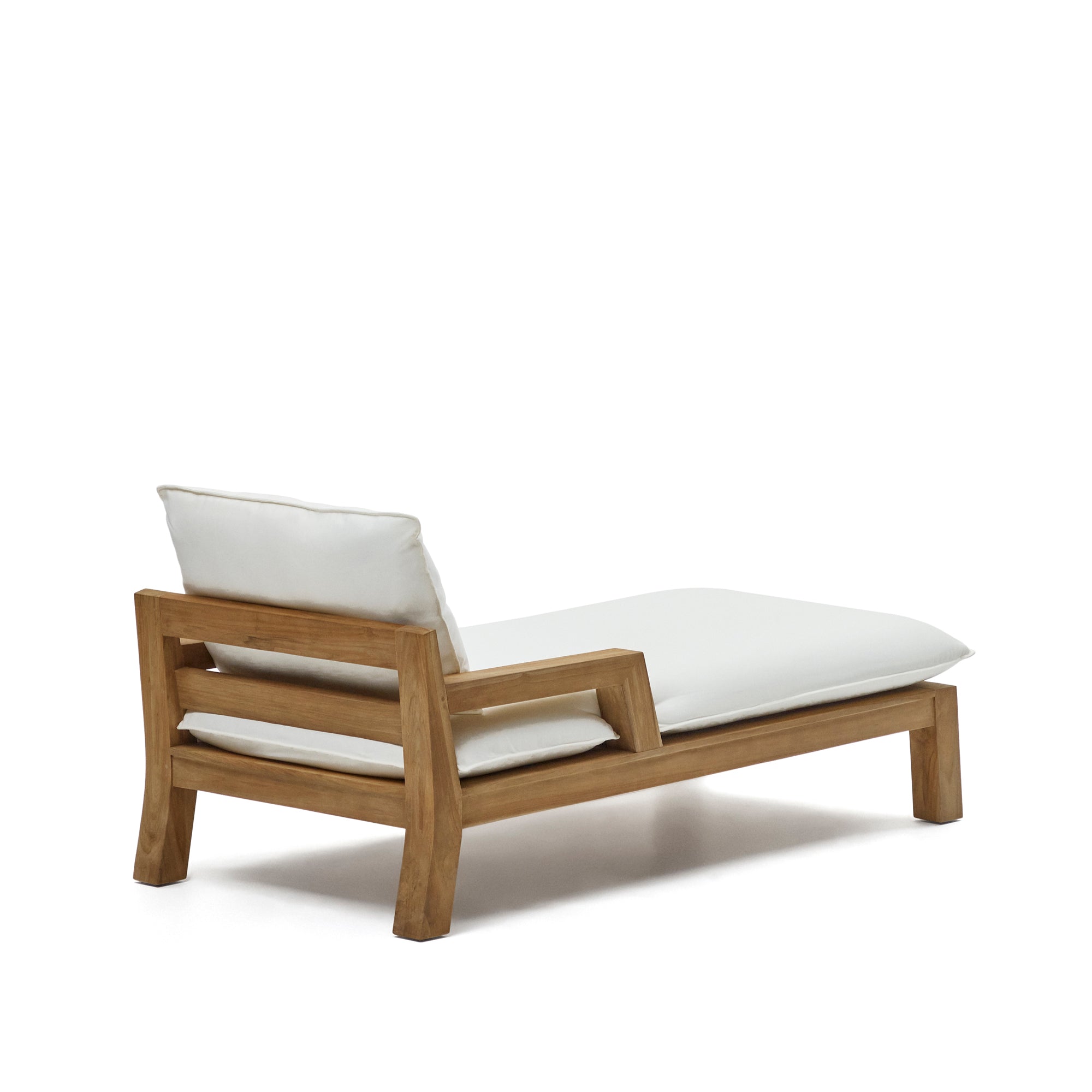 Forcanera solid teak sun lounger