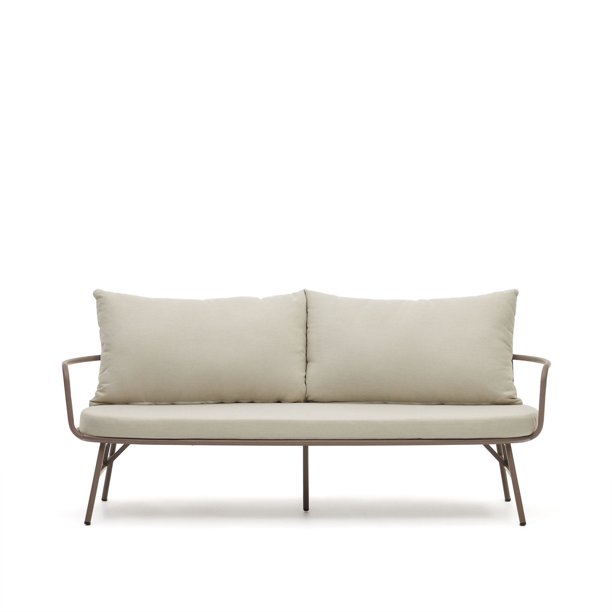 Bramant 2 személyes acél kanapé, lila színben, 175.5 cm