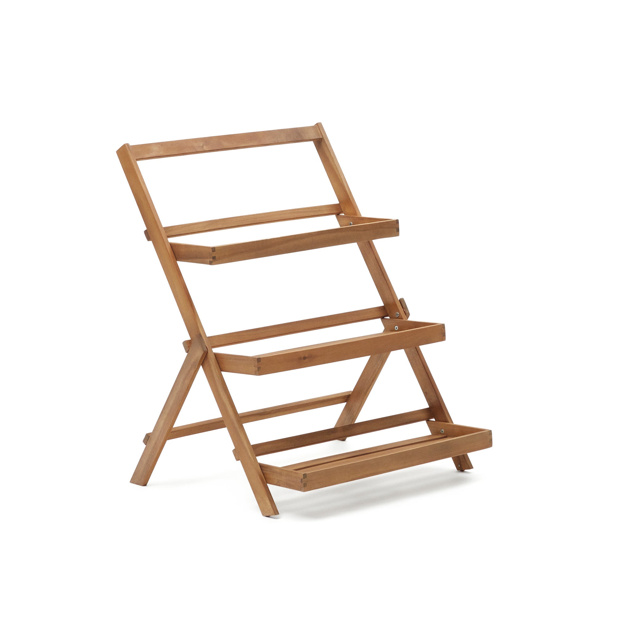 Victora outdoor shelving unit made from solid acacia wood, 70 x 85 cm