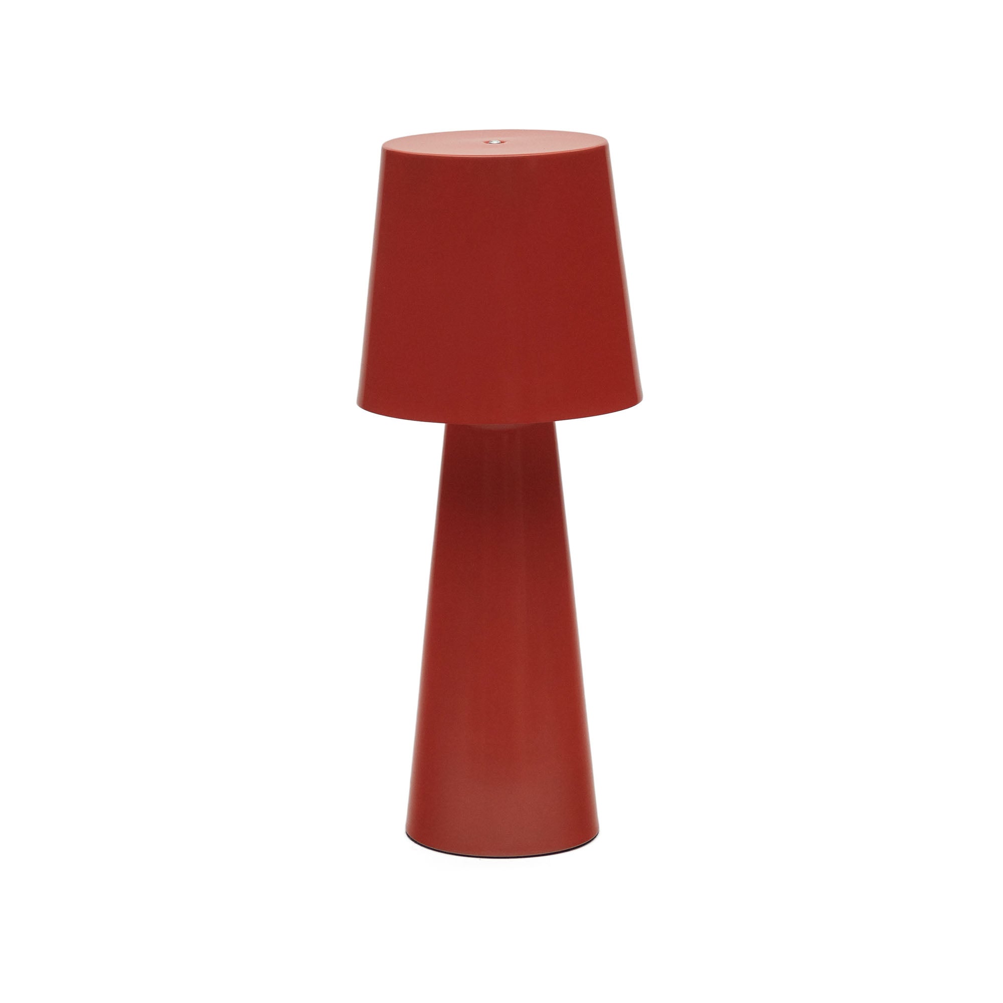 Arenys large table lamp with a red painted finish