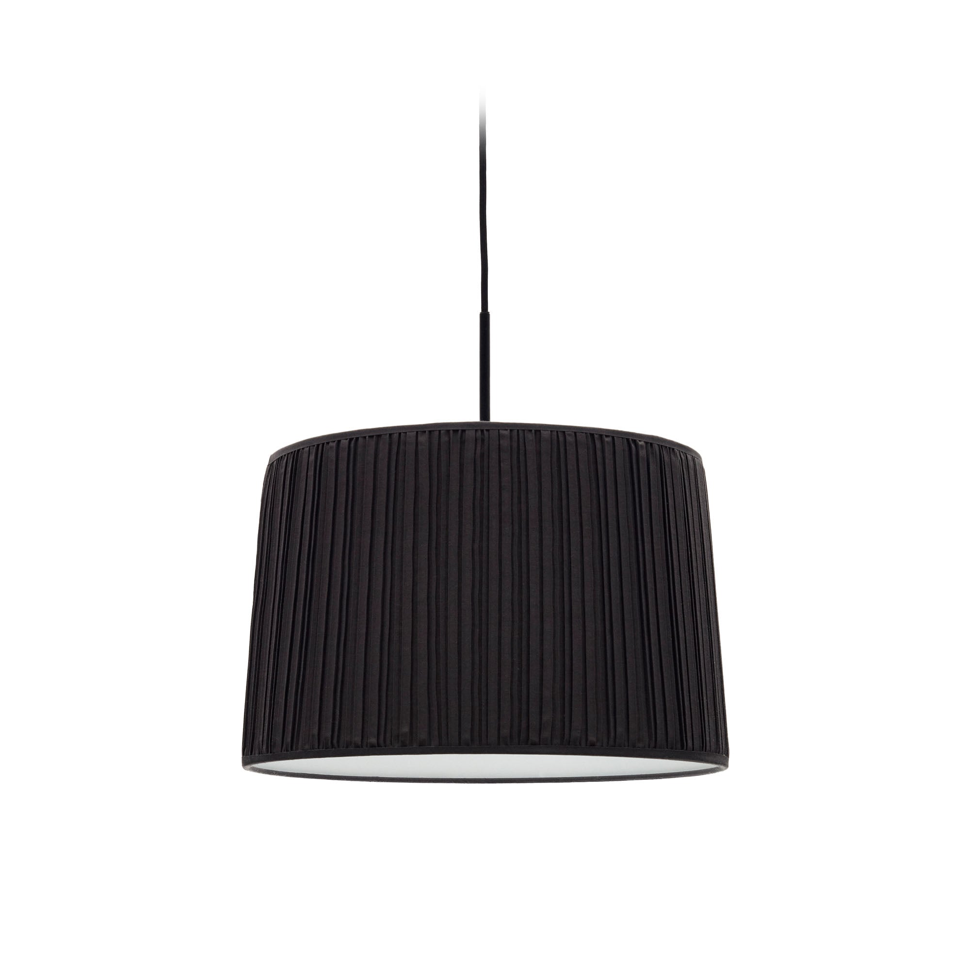 Guash mennyezeti lámpaernyő fekete színben, Ø 40 cm