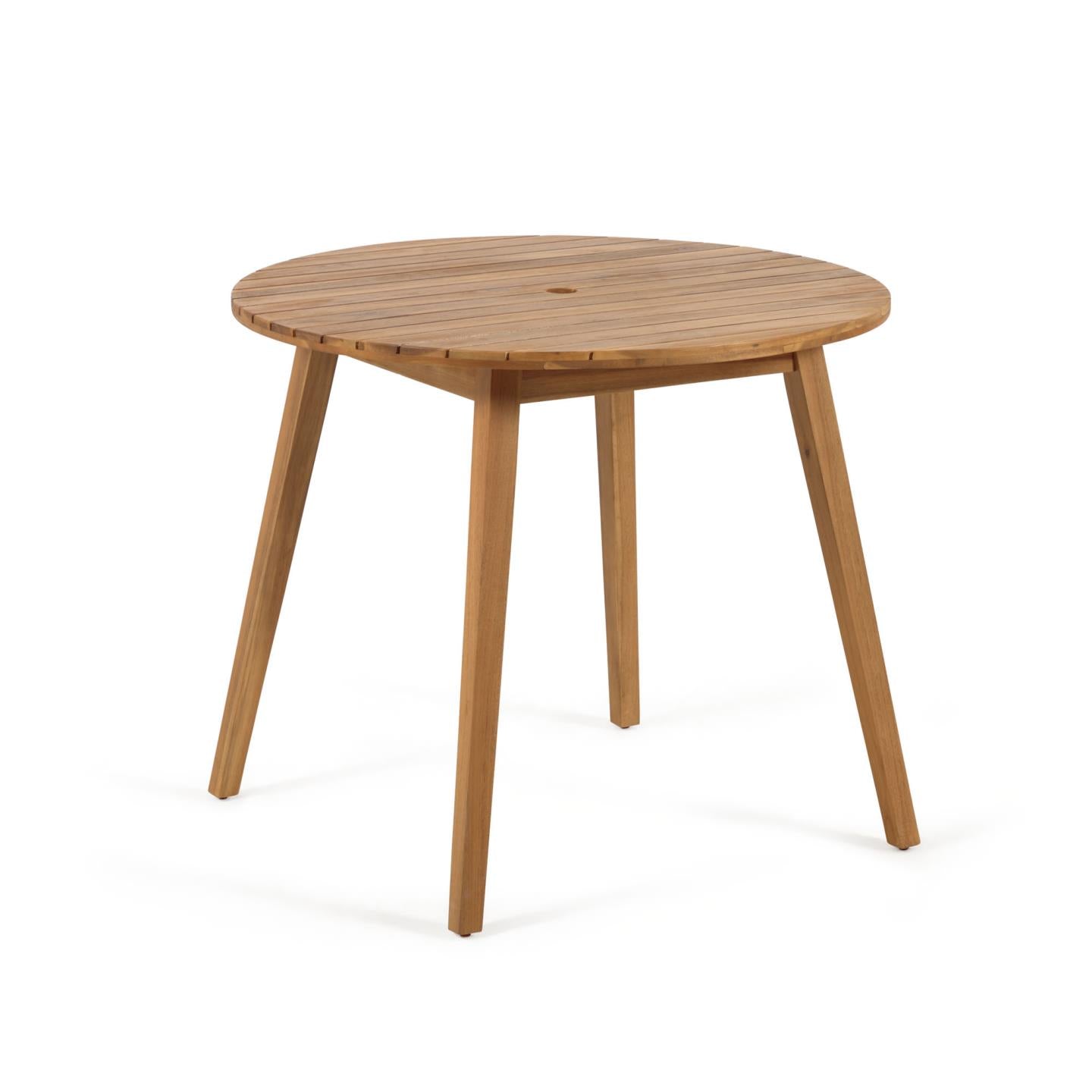 Vilma round outdoor table made of solid acacia wood Ø 90 cm 100% FSC
