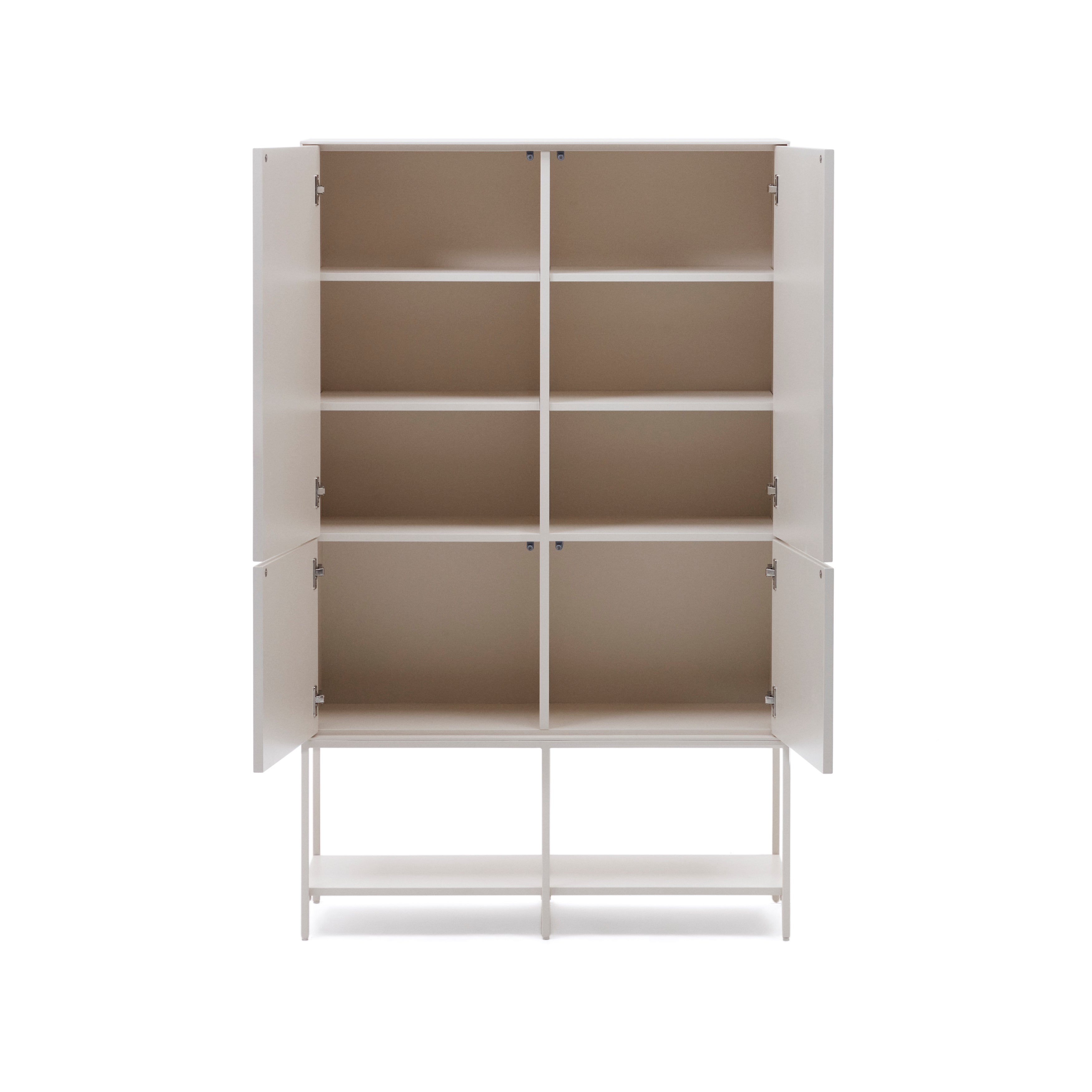 Vedrana 4-door sideboard white lacquered MDF 97.5 x 160 cm