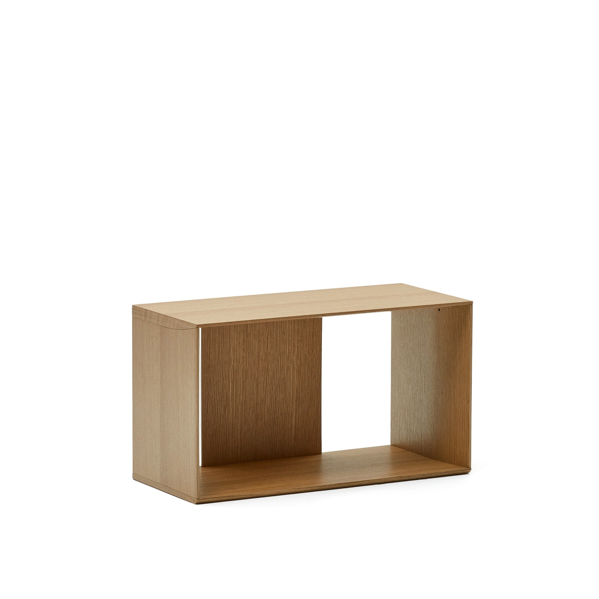 Litto medium shelf module in oak veneer, 67 x 38 cm
