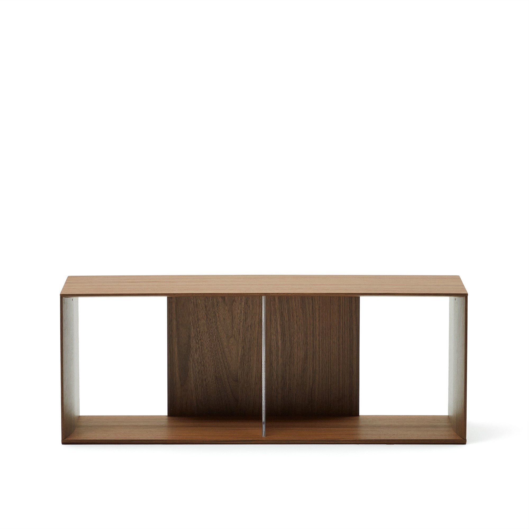 Litto large shelf module in walnut veneer, 101 x 38 cm