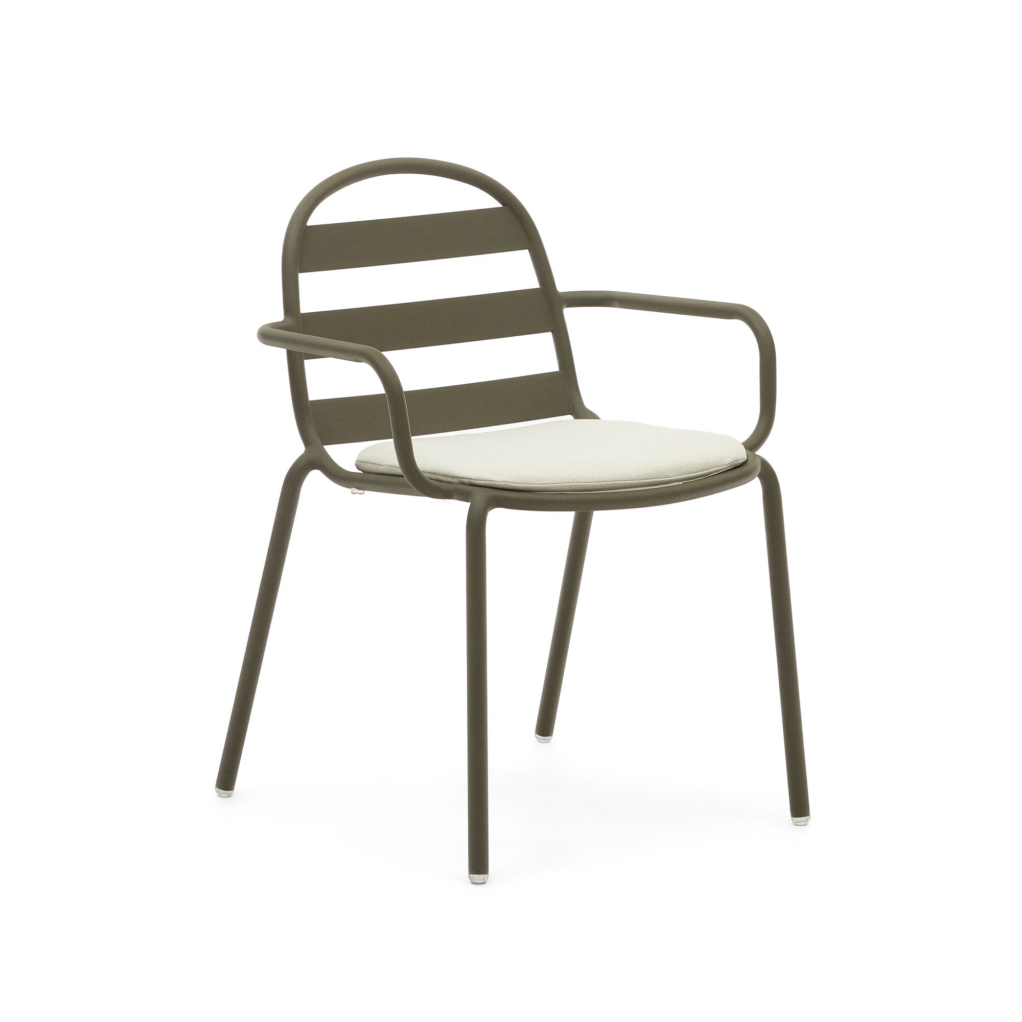 Joncols chair cushion in beige, 43 x 41 cm