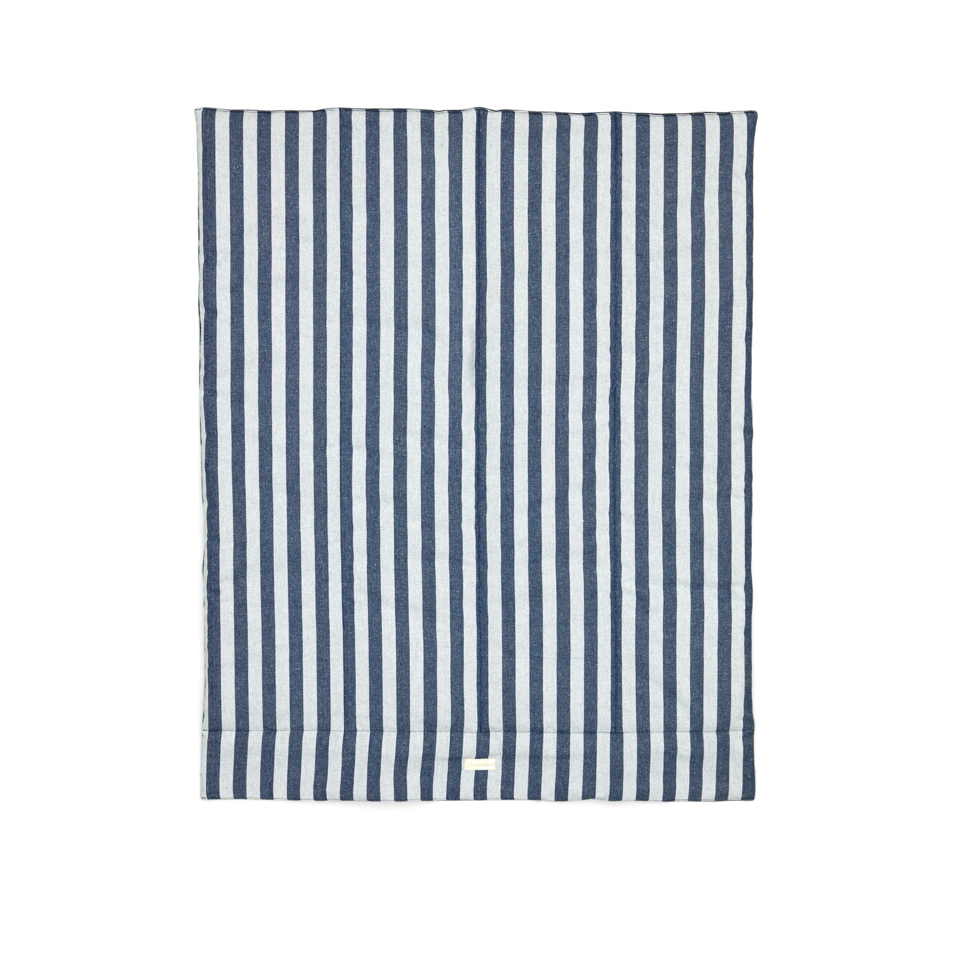 Tabby 100% cotton portable pet blanket with blue and grey stripes, 80 x 100 cm