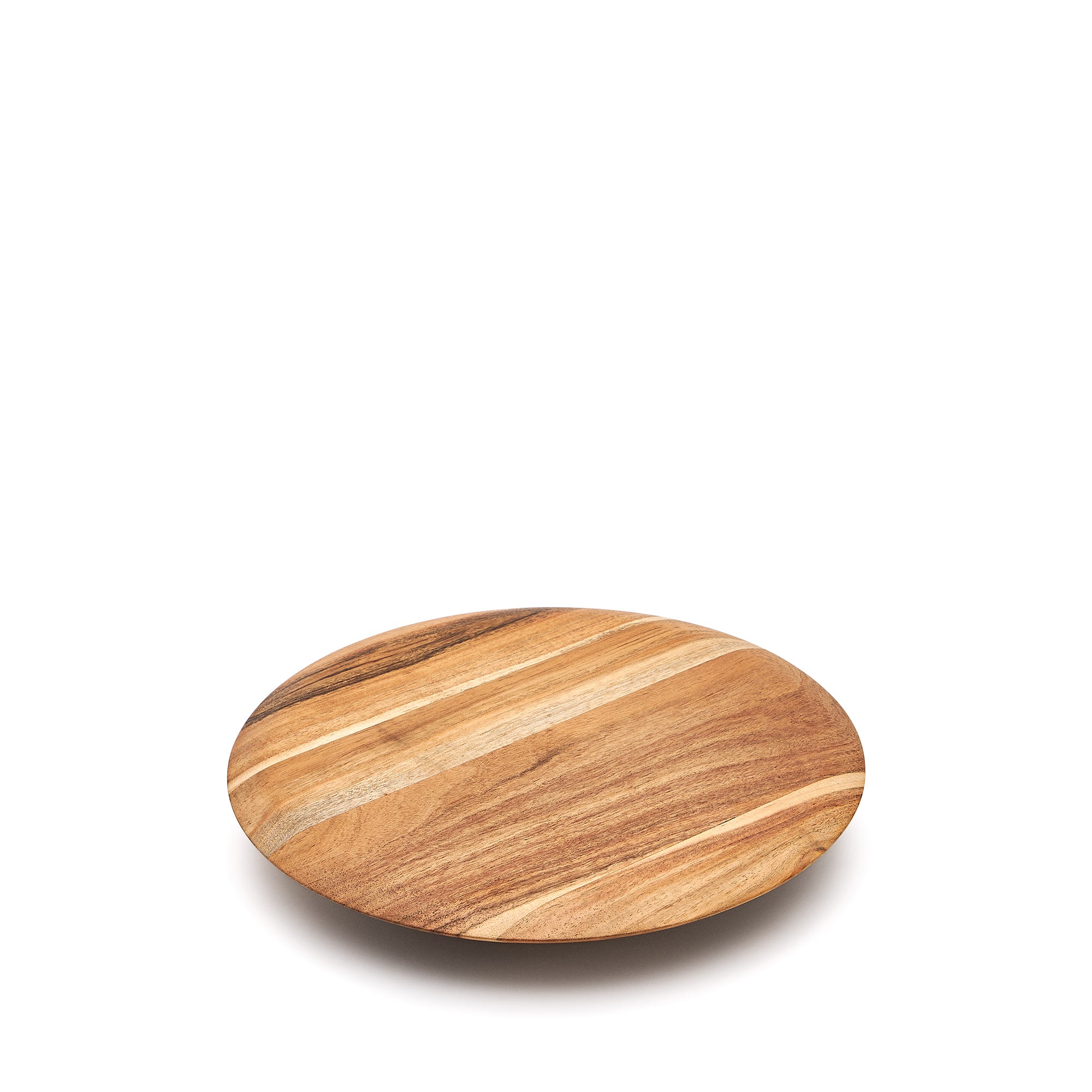 Lentegi solid acacia wood rotating plate