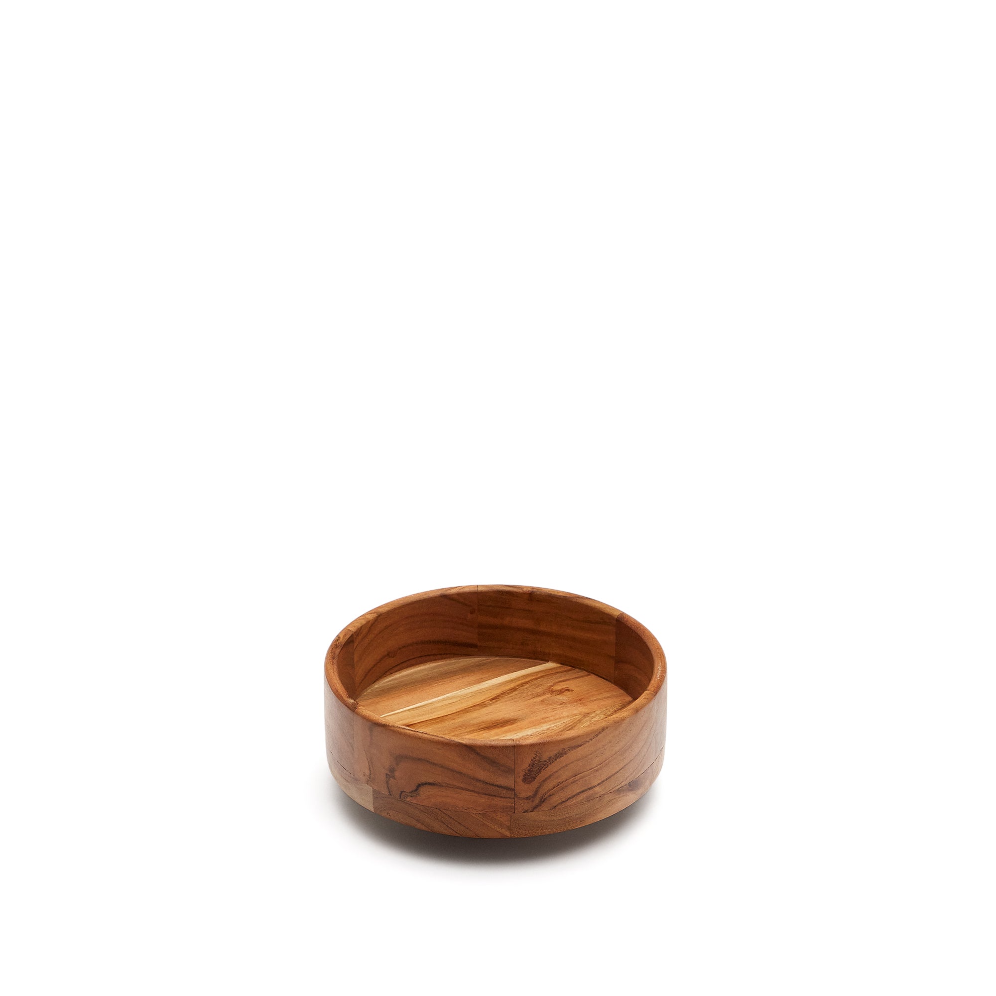 Lentegi small round bowl in solid acacia wood 