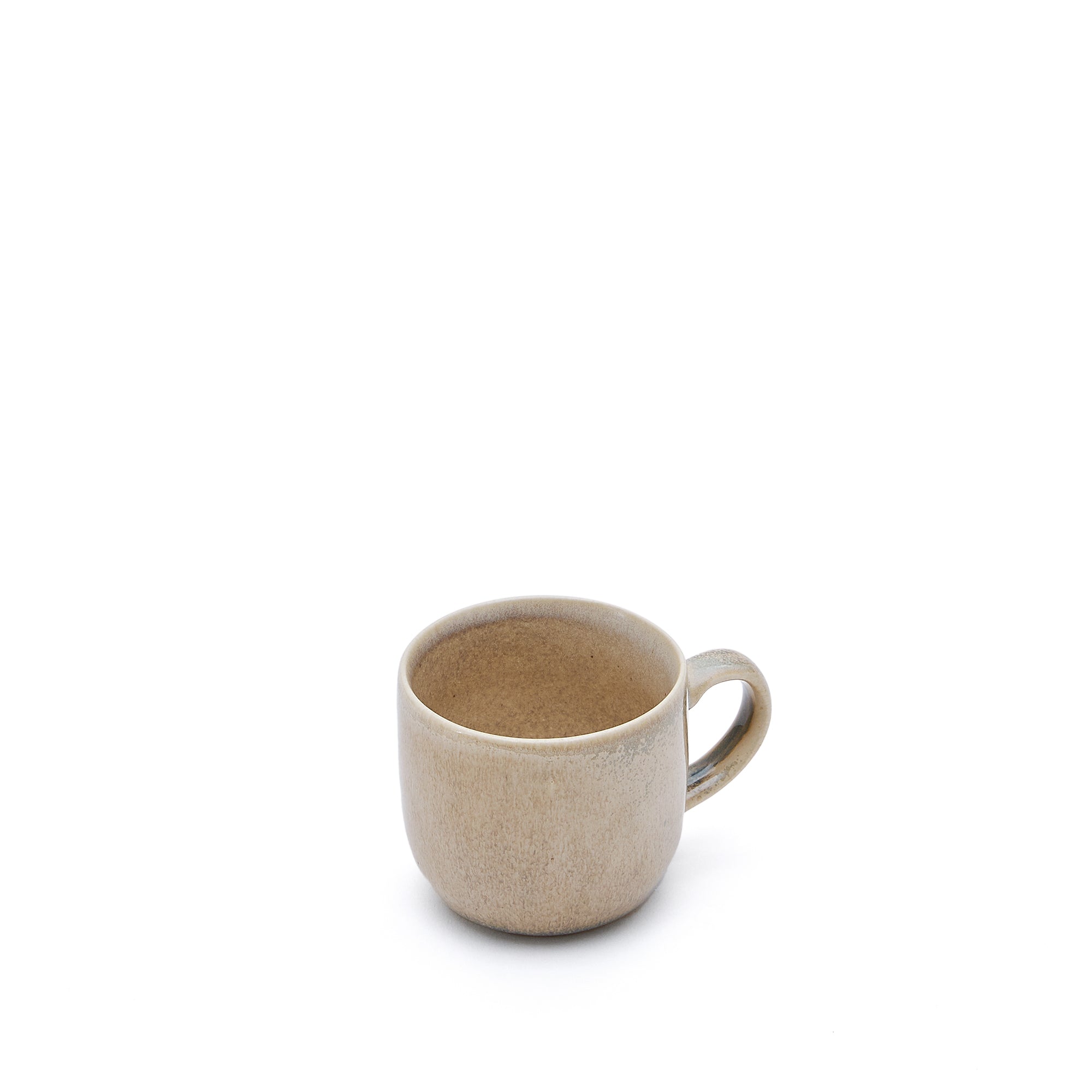 Lauriana beige ceramic mug