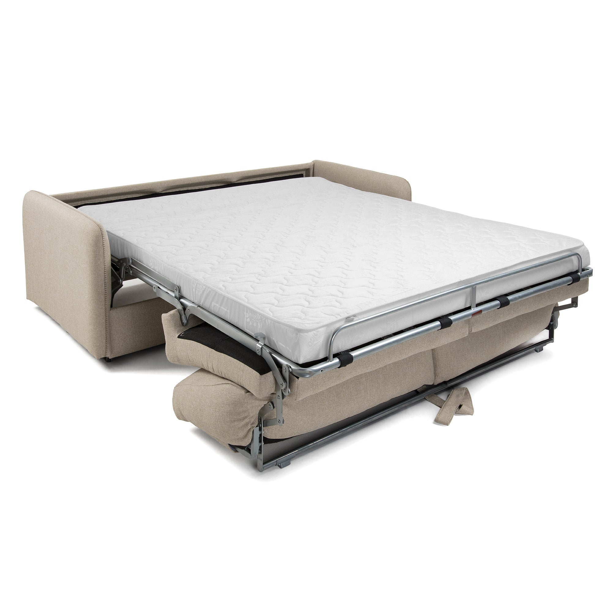 Kymoon 2 személyes visco kanapéágy, 160cm, krónikabézs színben