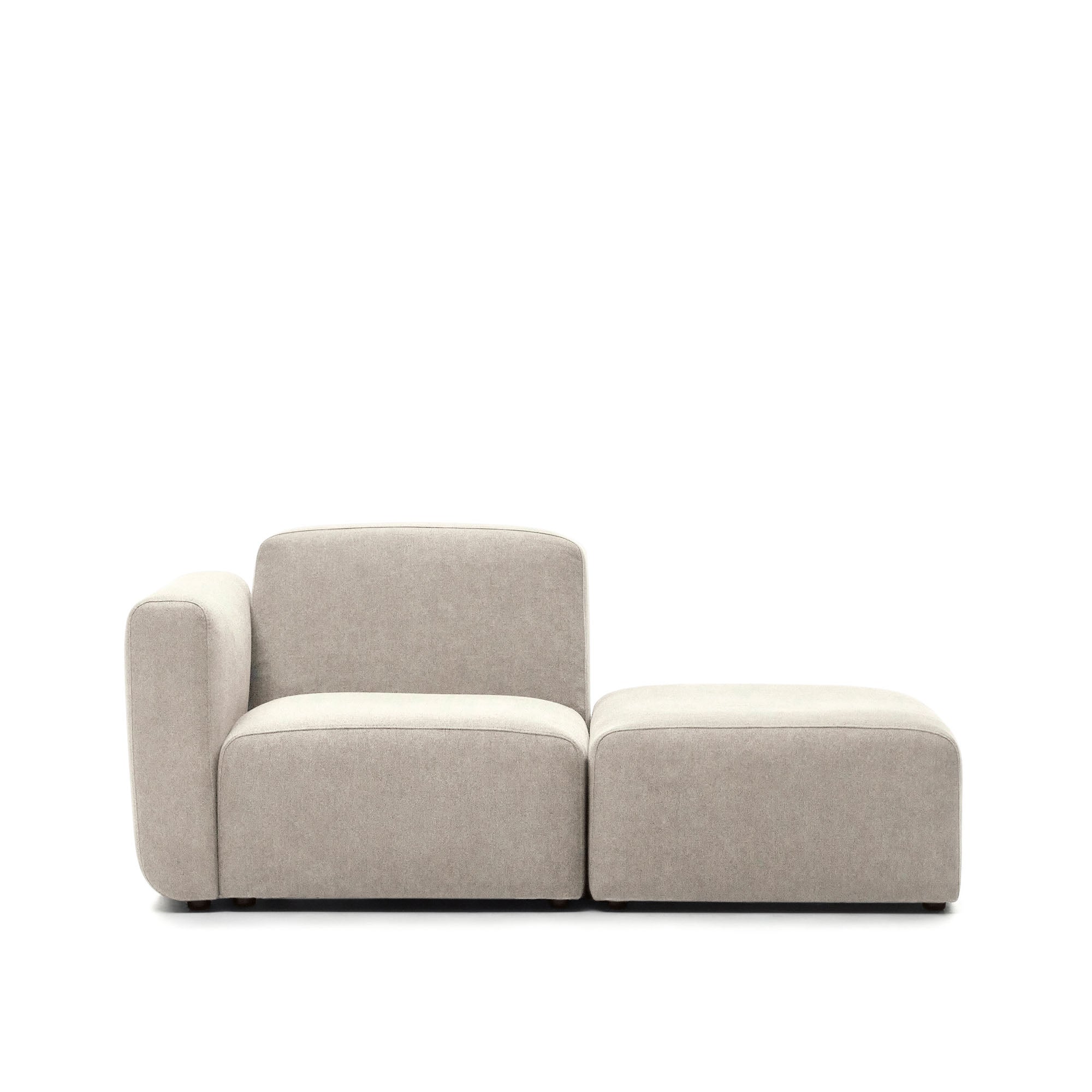 Neom 1 személyes moduláris kanapé bézs színben, 169 cm, hátmodul, 169 cm