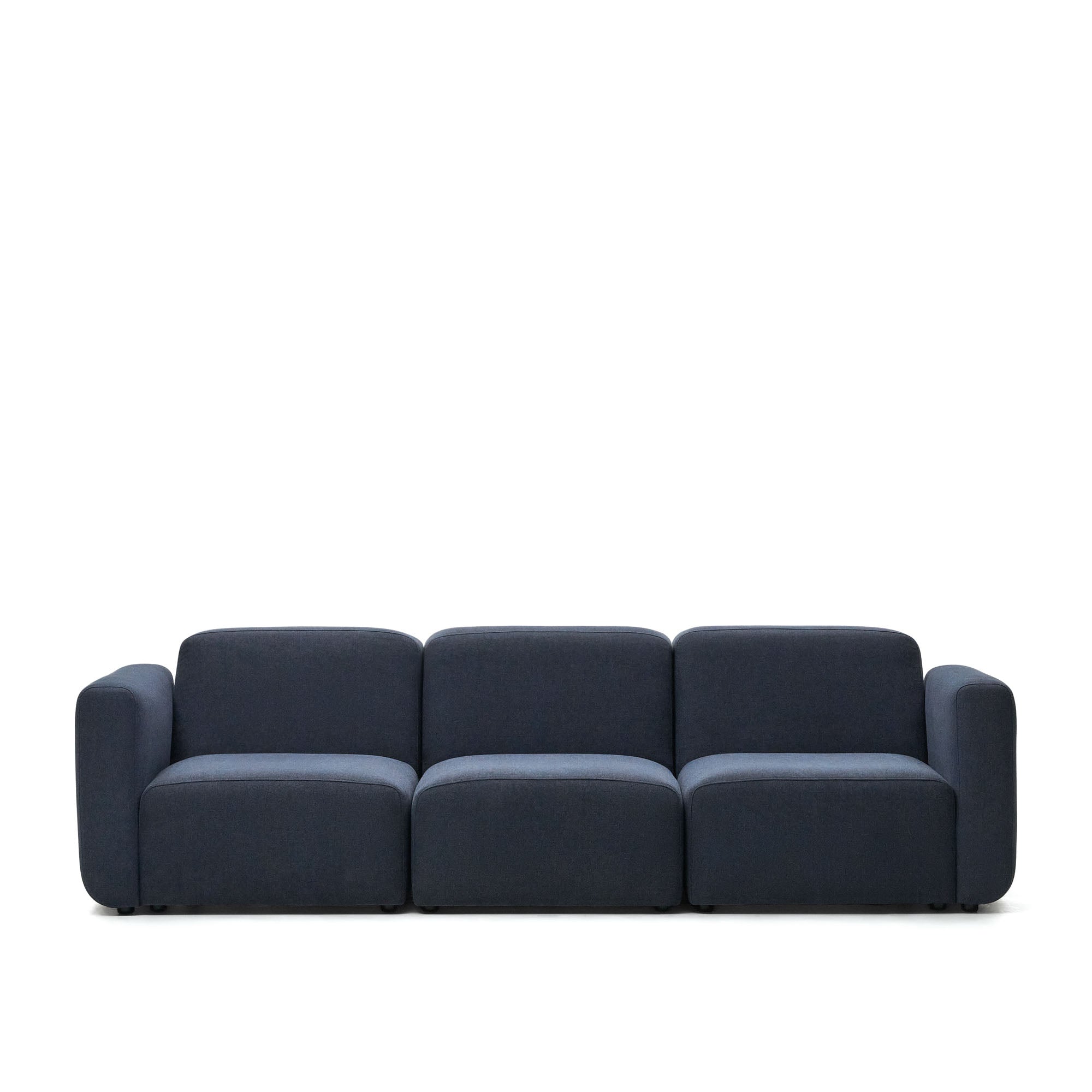 Neom 3 seater modular sofa in blue, 263 cm