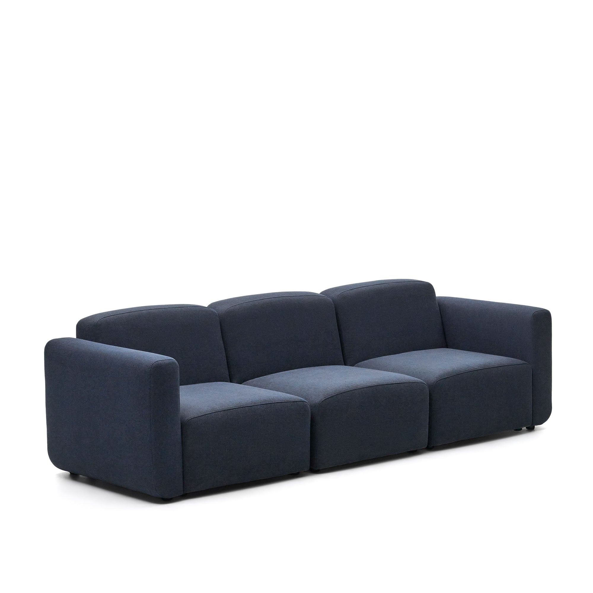 Neom 3 seater modular sofa in blue, 263 cm