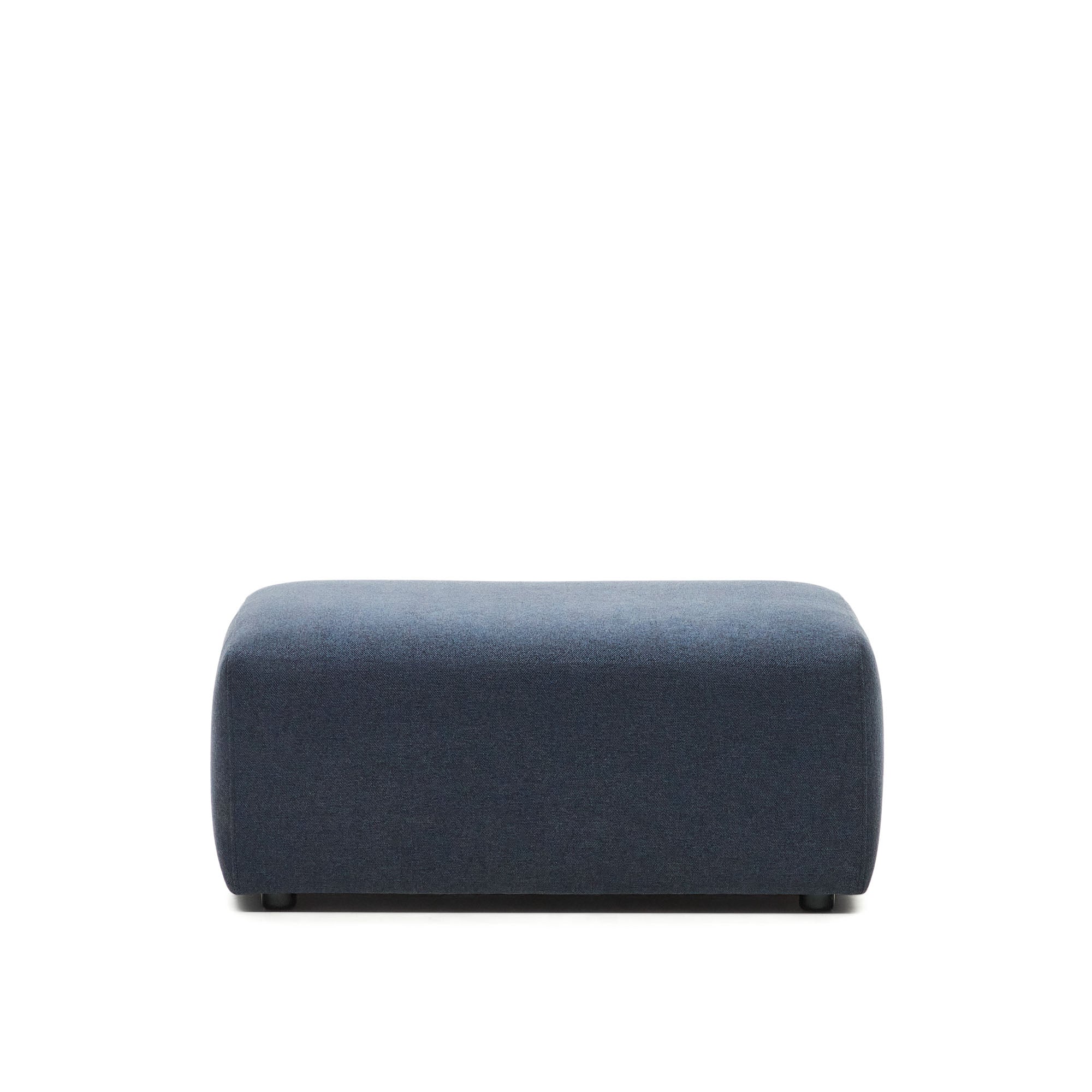 Neom end pouffe in blue, 75 x 89 cm