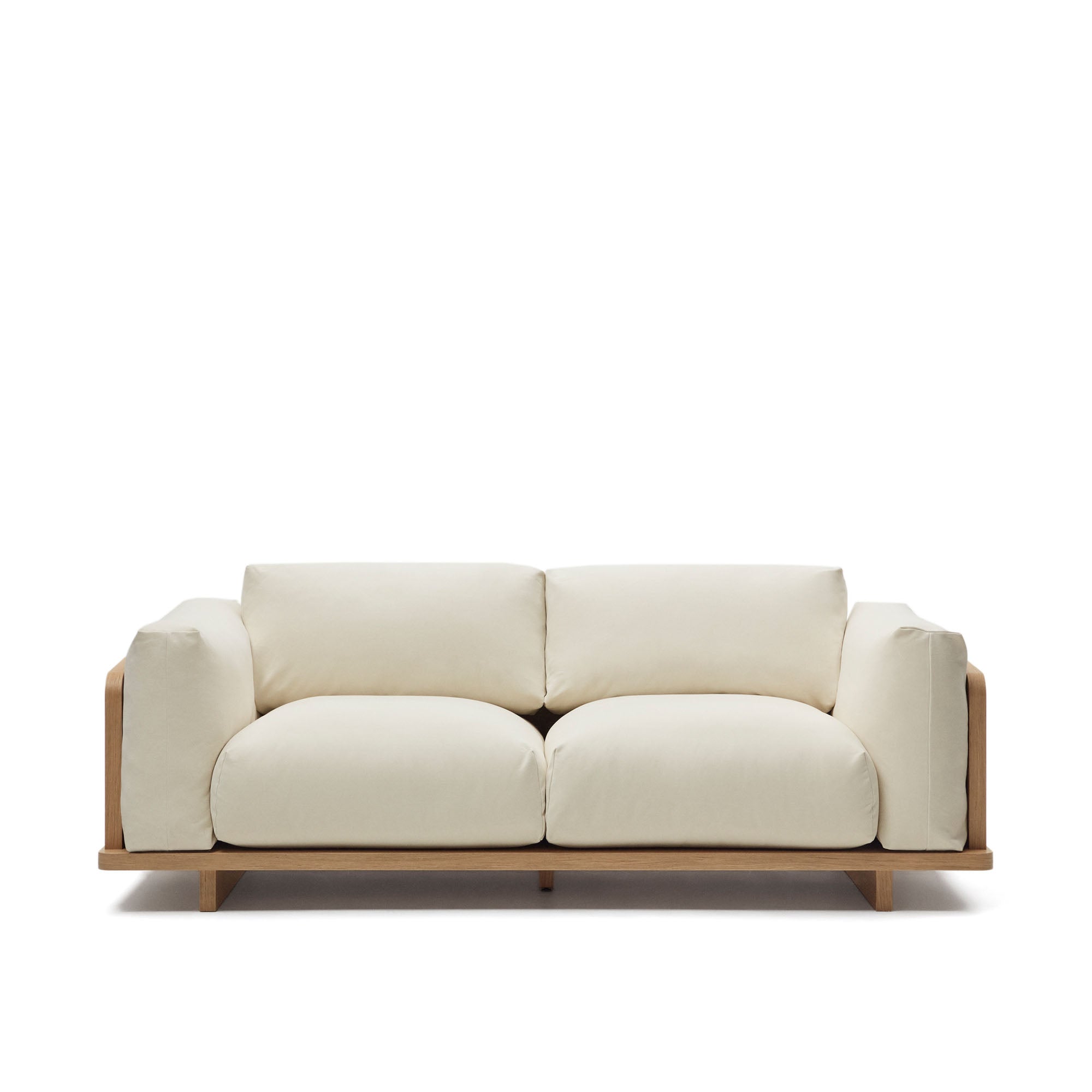 Oaq 3 személyes kanapé bézs színben, 225 cm