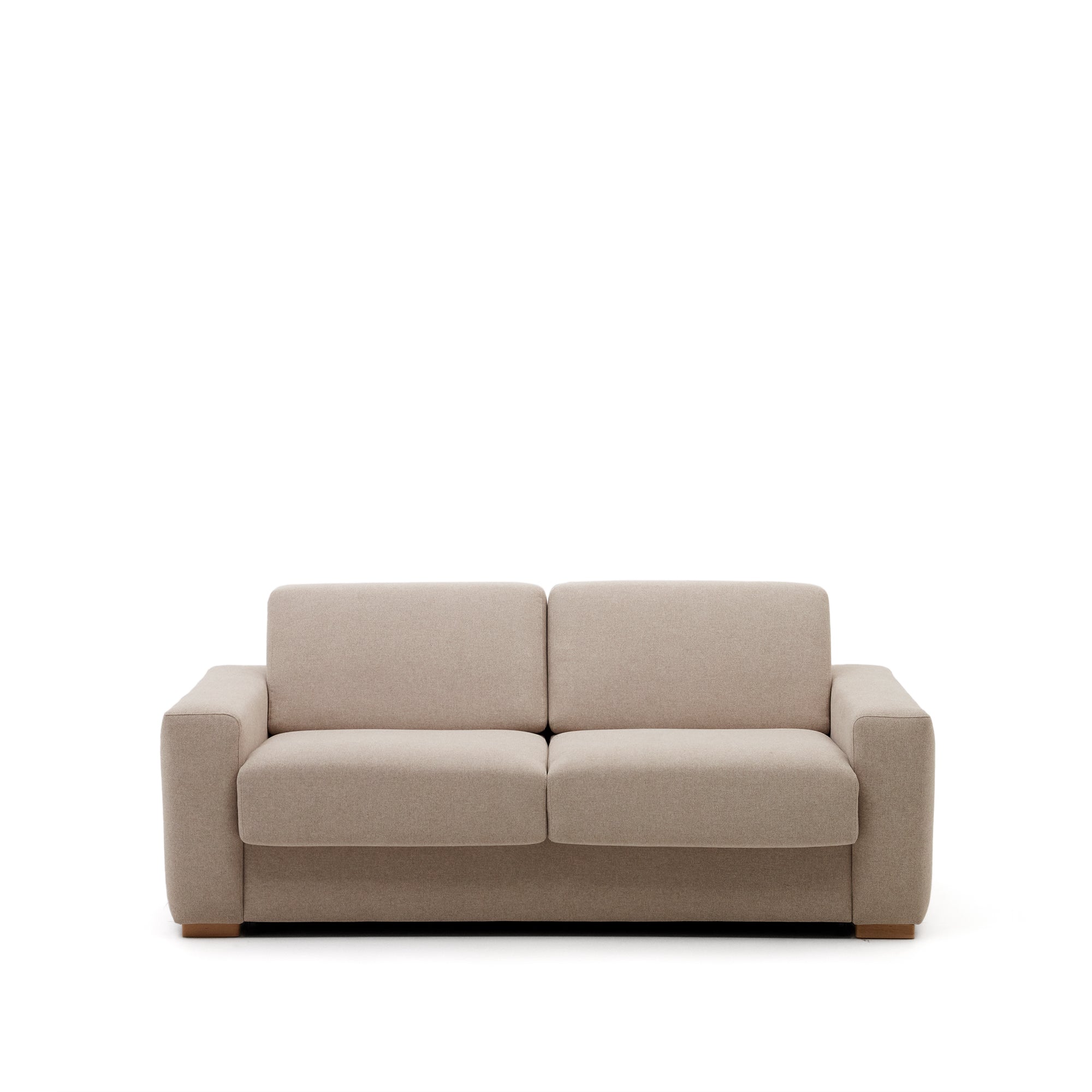 Anley 3-seater sofa bed in beige 244 cm