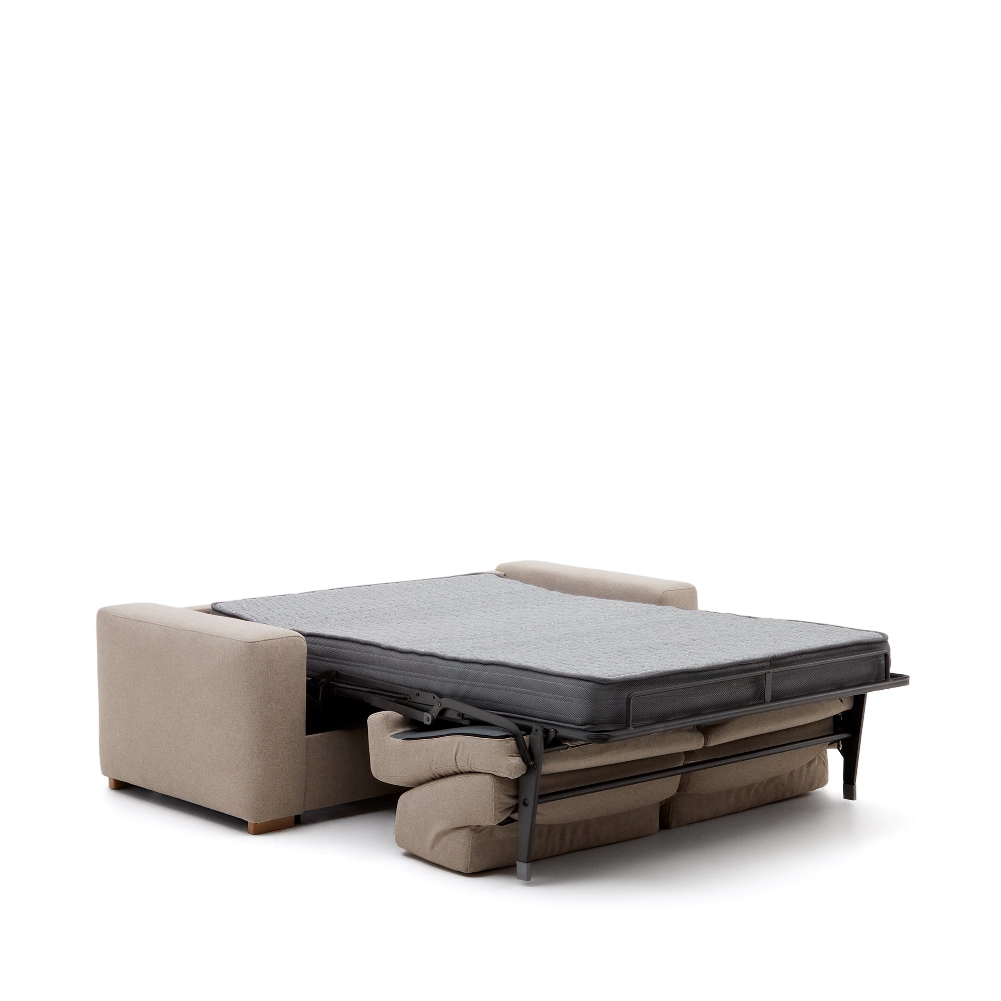 Anley 3-seater sofa bed in beige 204 cm