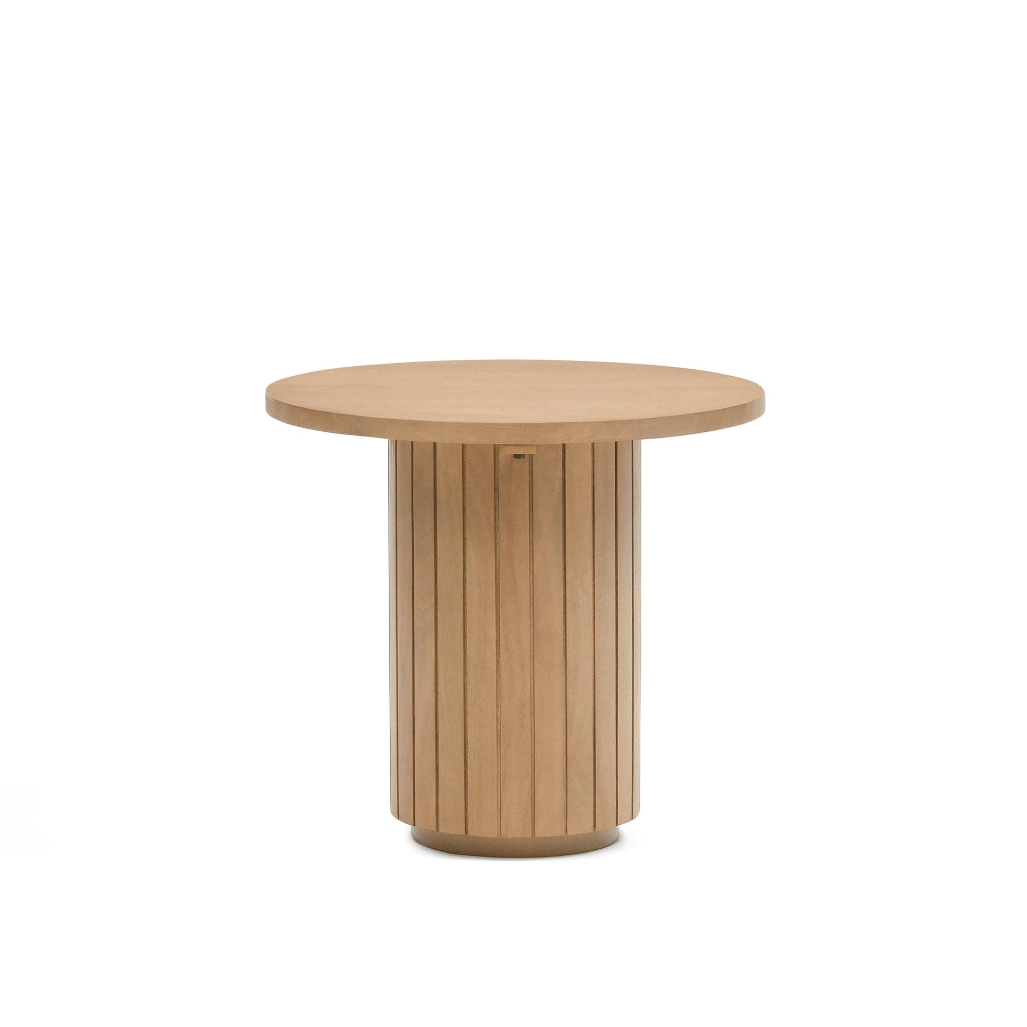 Licia round side table, solid mango wood, Ø 60 cm