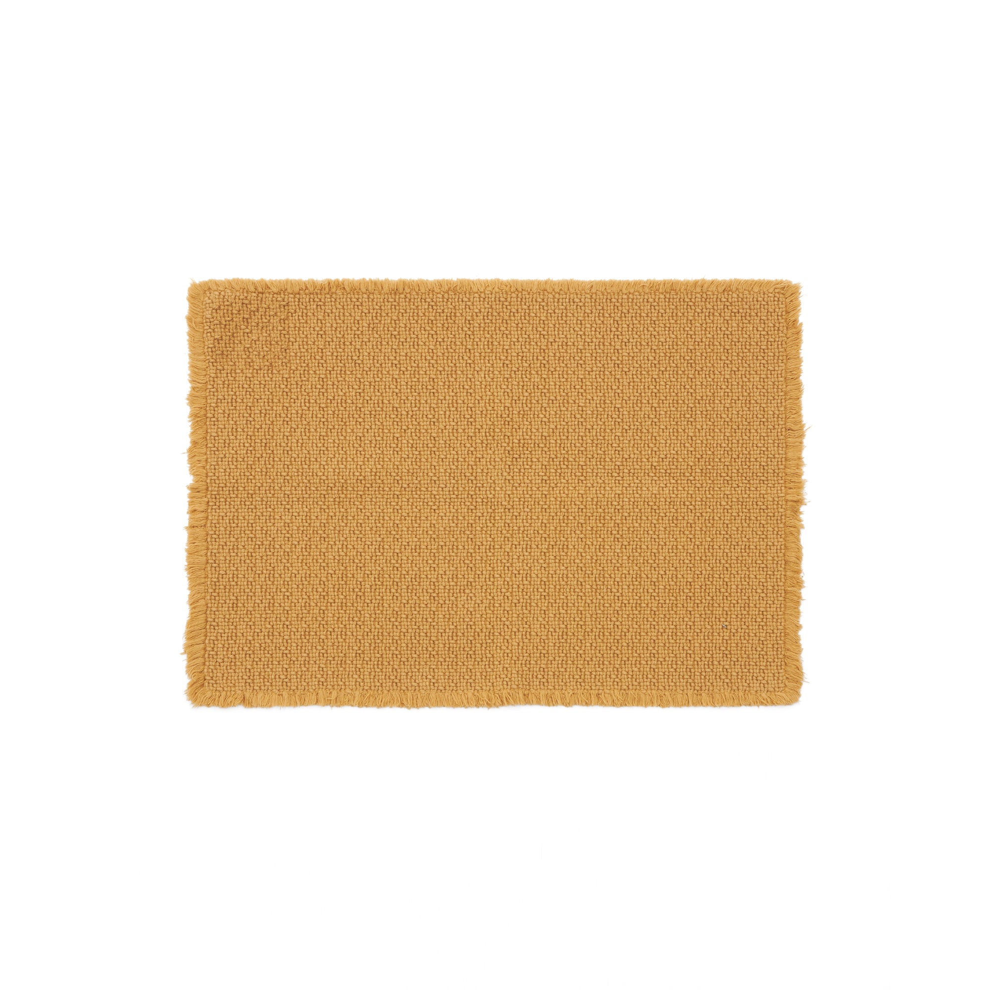 Minet 100% cotton bath mat in mustard, 50 x 70 cm