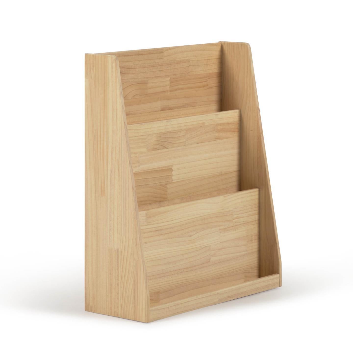 Adiventina bookcase in solid natural pine 59,5 x 69,5 cm FSC MIX Credit