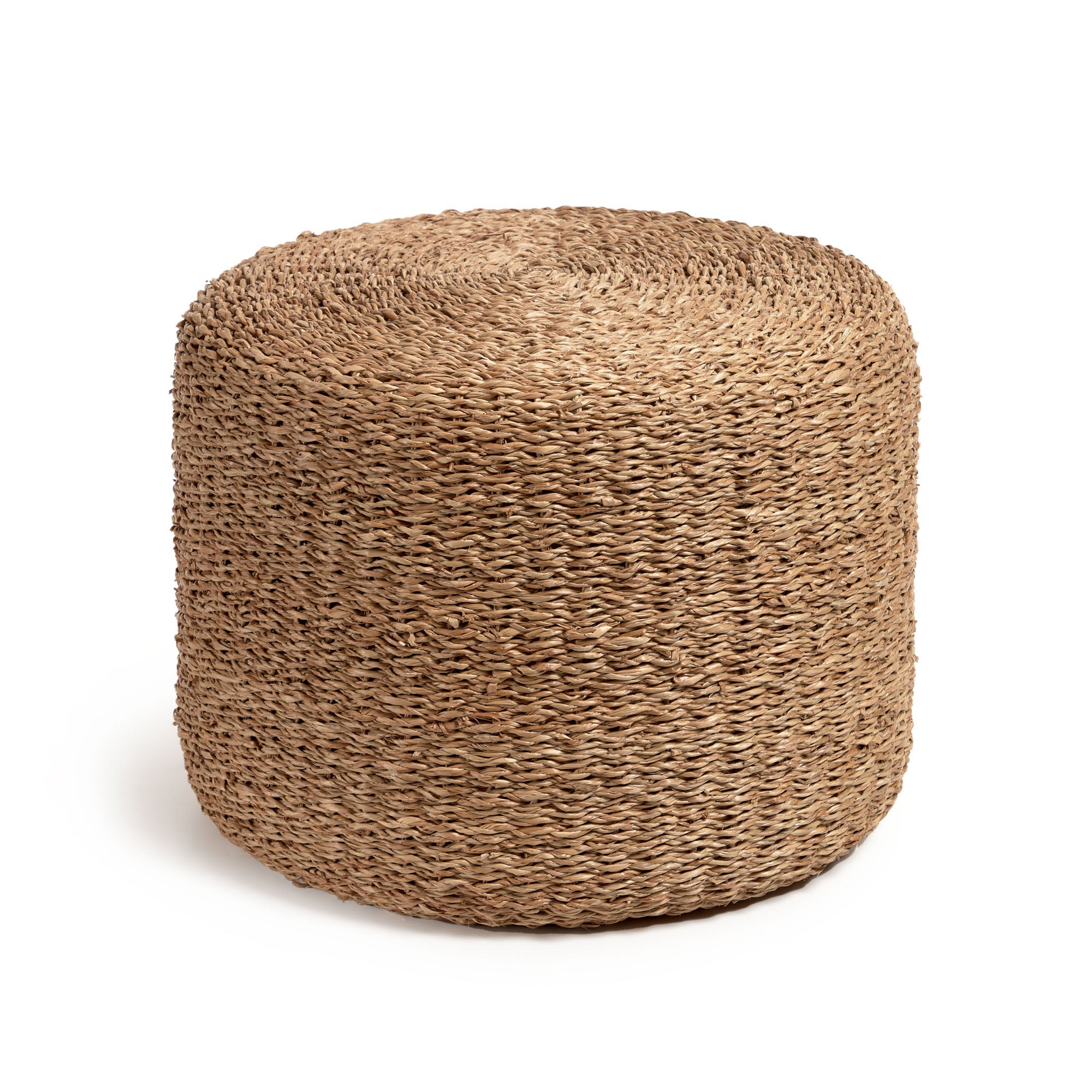 Someina natural fibre round footrest, Ø 40 cm